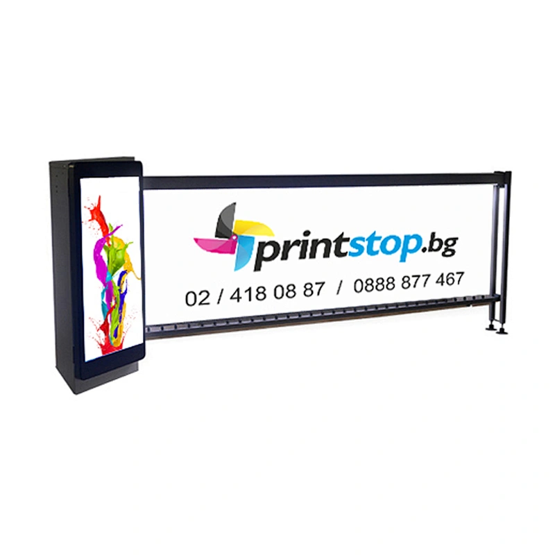 Automatic Advertising Gate Barrier for Public Parking Lot