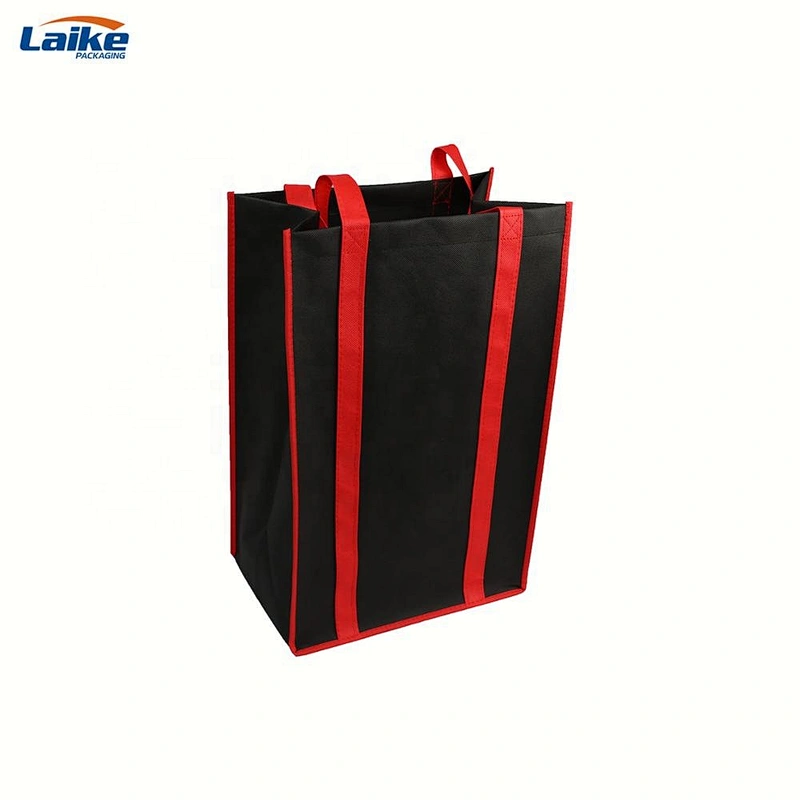 Cheap custom reusable customized blank pp non woven fabric shopping bags with handles