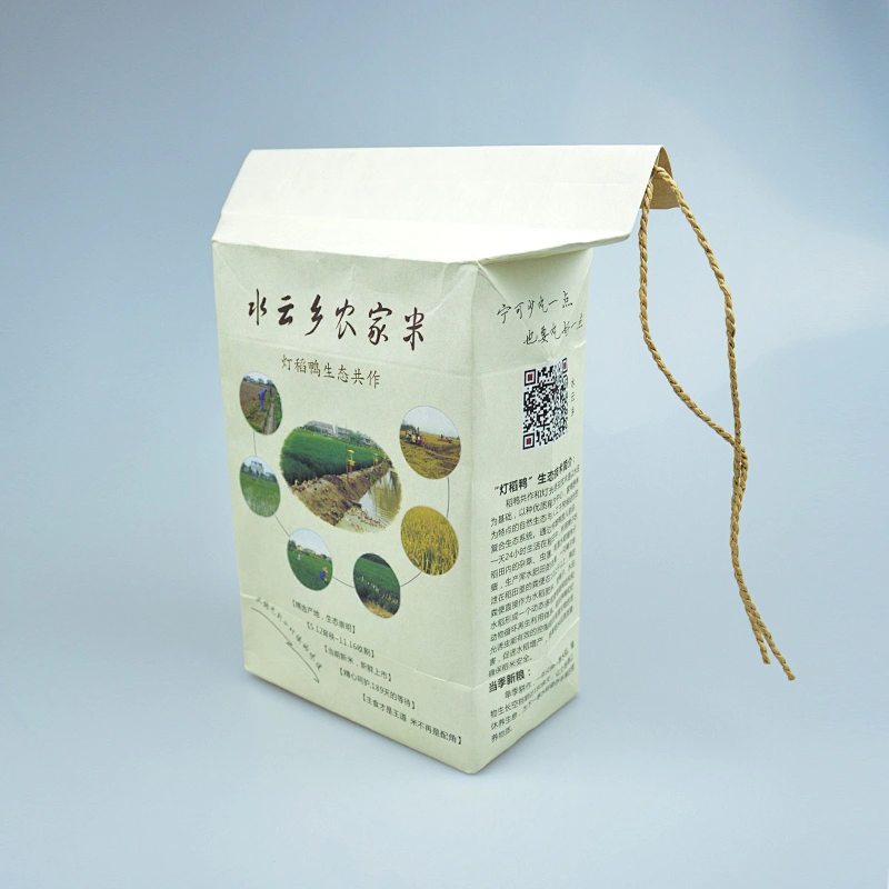kraft paper bag for packing rice