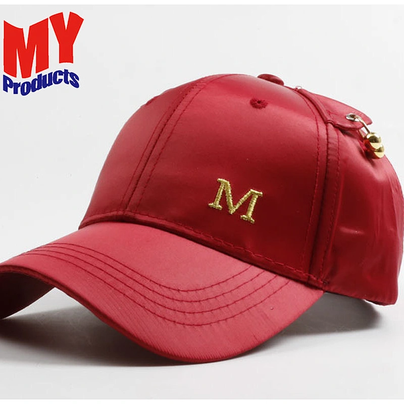 2019 New style custom silk polyester baseball caps customize blank distressed dad hat