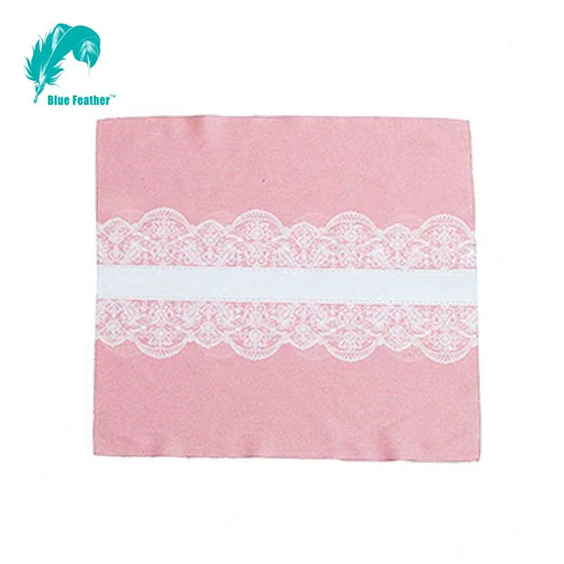 Custom screen printed microfiber cleaning cloths for glasses