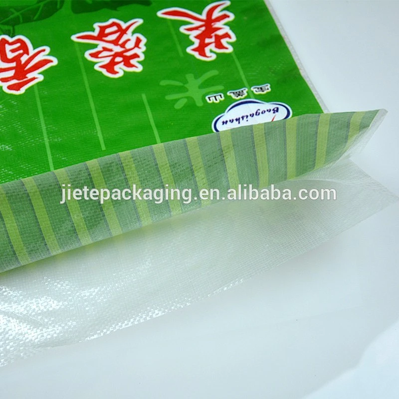 Accept custom order laminatd and gravure printing PP woven new bag for flour, sugar, rice 25kg