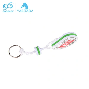 Wholesale eco friendly material gift custom souvenir logo eva key chain