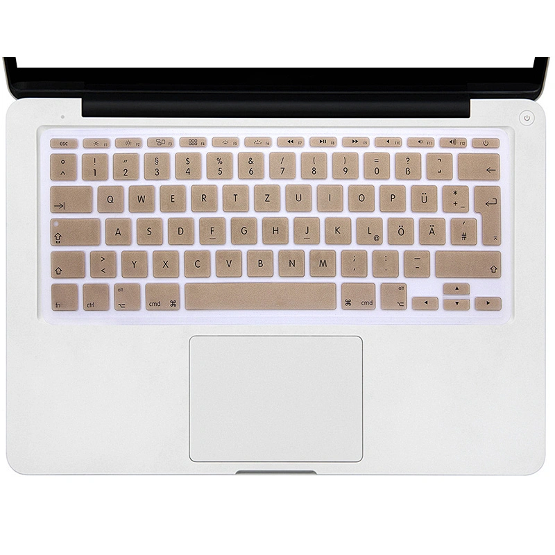 Laptop skin german keyboard custom silicone keyboard cover for mac laptop Air 11