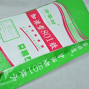 Color printing woven bag lining bag for industrial use for glue, building glue valve bag