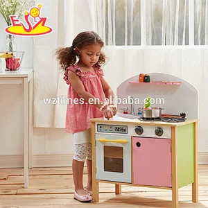 Nuevos juegos de cocina de juegos infantiles de madera en miniatura para la venta W10C330