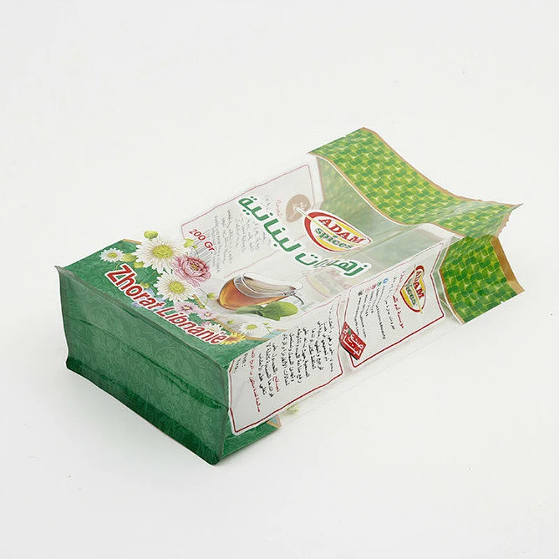 Cubo-transparent color printing bag for chrysanthemum tea packaging
