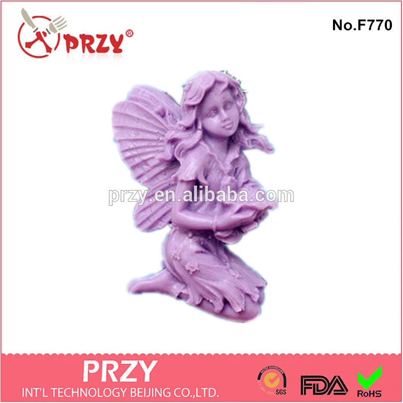 PRZY Model F770 fondant angel girl silicone modeling mold