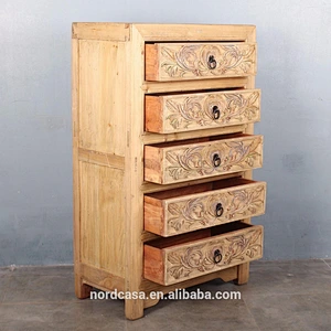 Chinese home decor aged antique furniture living room cabinet