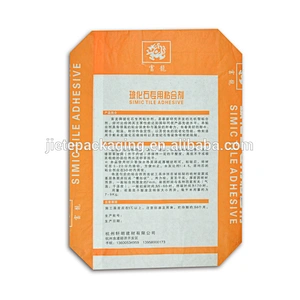 block bottom kraft paper valve cement, putty, tile adhesive bag 25kg 40kg 50kg