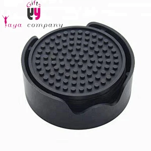 Eco-Friendly Stocked Silicone Cup Coaster