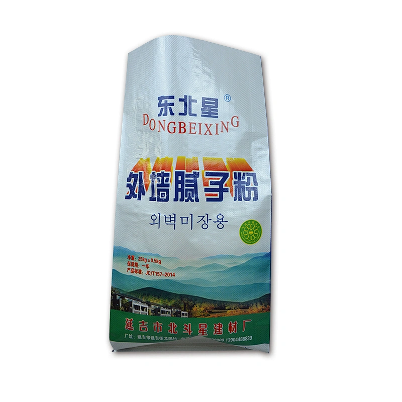 Wholesale pp woven fabric wall putty cement packing bag for industrial and building use