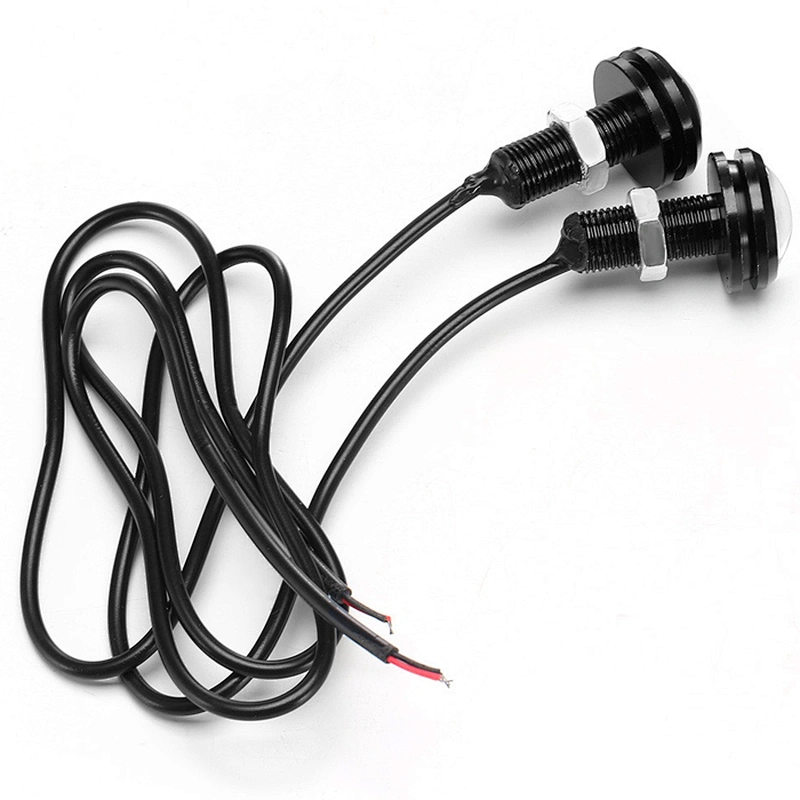 12v 23mm eagle eye led rock lights white red blue green bulb for motorcycle trucks