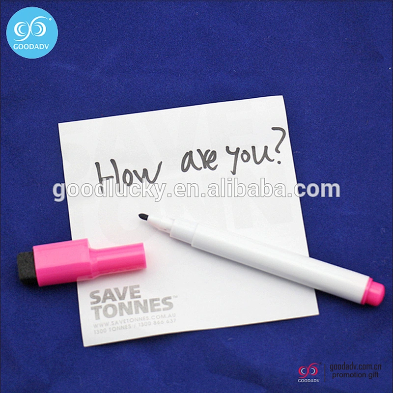 Classic White board marker with brush dry erase maker