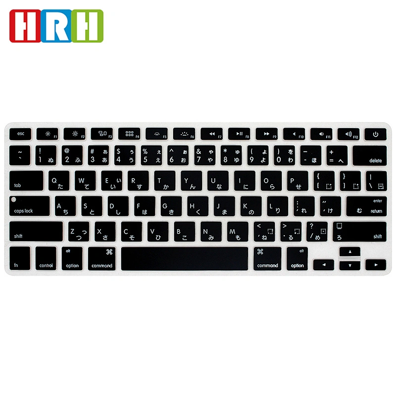 waterproof custom silicone keyboard cover Japanese keyboard skin for macbook air pro  retina 13 15 US Version