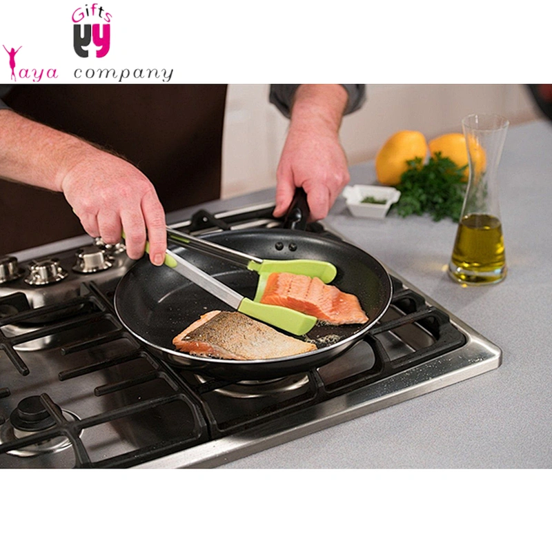 Heat Resistant Stainless Steel Handle Kitchen Silicon Spatula For Cooking