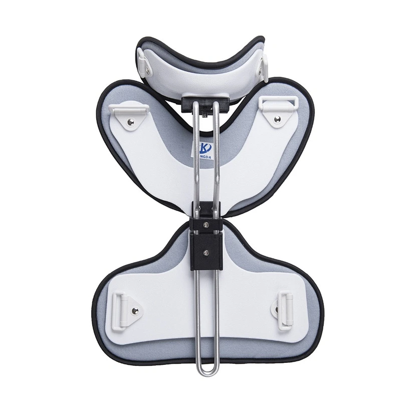 Angle Adjustable Breathable Head Neck Chest Orthosis Adjustable Cervical Thoracic Orthosis U Lumbar Support