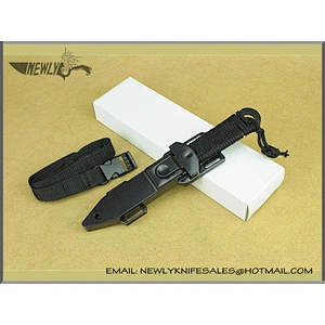 Outdoor ABS Handle Survival Diving Knife 420 Stainless Steel Knife