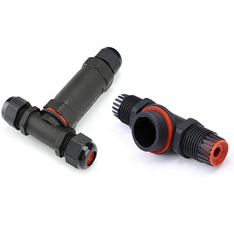IP67 3pin T type cable splitter waterproof  m20 connector