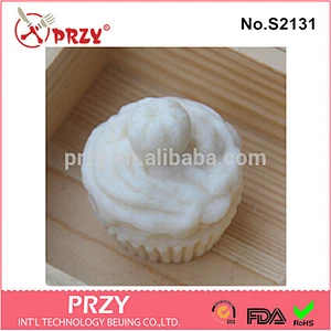 S2131 cupcake 3d silicone soap mold silicone mold for soap handmade candle mold