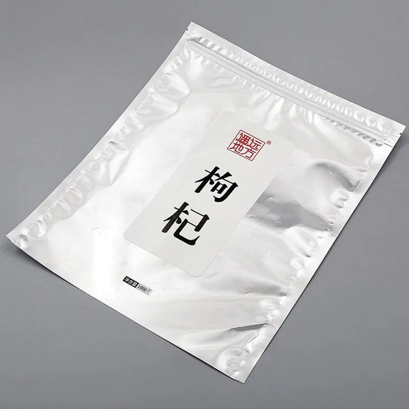 Customized PE bag is used in Chinese wolfberry and fertilizer packaging