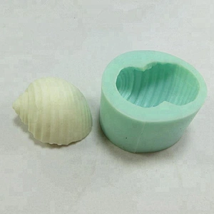 QT0032 Marine mold Pearl Conch Starfish Shells Soap Silicone Mold aroma stone molds