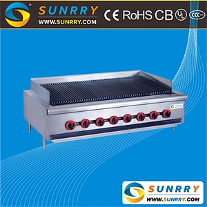 Commercial char broil barbecue grill with 6 burners gas grill restaurant (SUNRRY SY-BR360C)