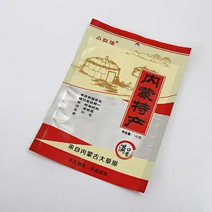 Accept custom wholesale PE printing self-sealing bag for walnut, ginseng flower package