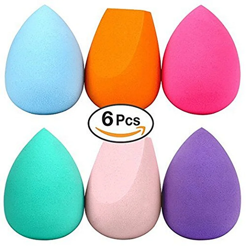 6pc Foundation makeup Sponge for Liquid Creams