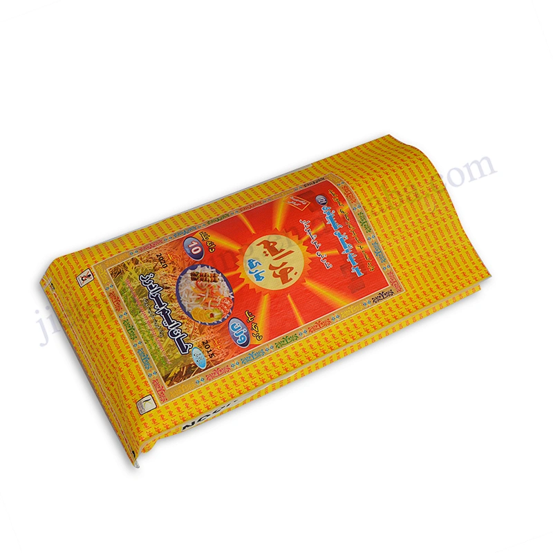 Factory sale customized 10kg virgin pp laminated rice bag for grain,flour,corn,peanut,wheat