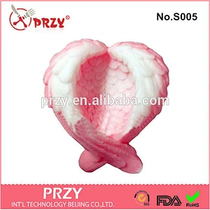 Handmade soap making angel wing silicone soap mold