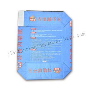 Industrial and building use 20kg multilayer kraft paper cement bag for tile adhesive,mortar,wall putty powder
