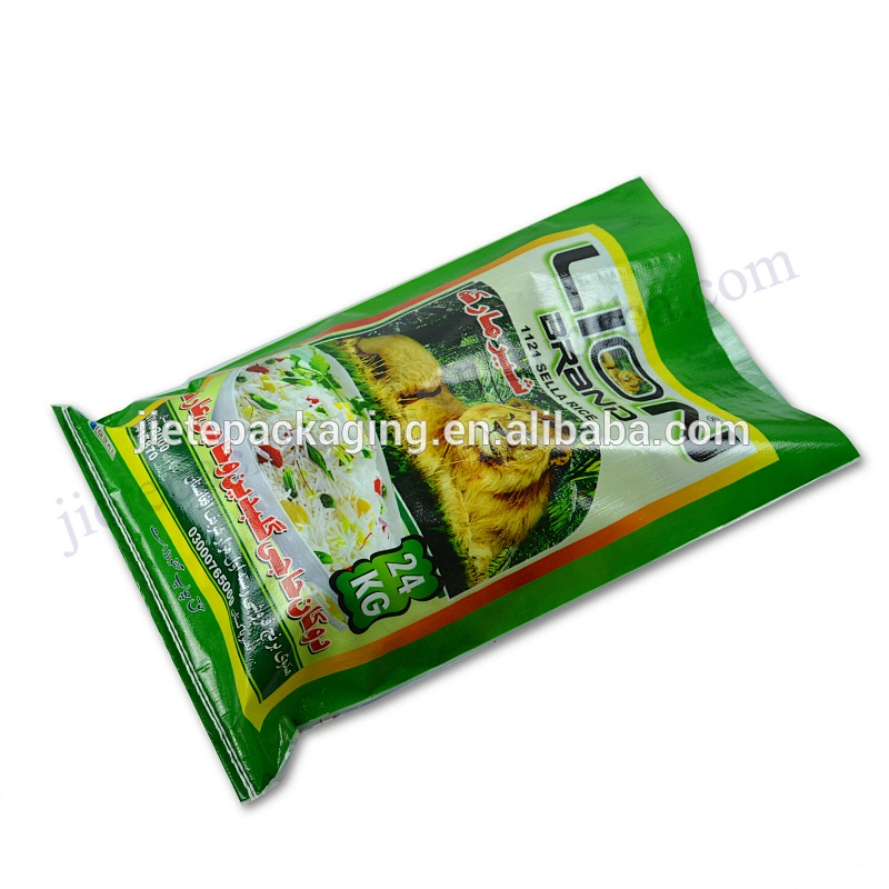Polypropylene pp woven rice packing bag 25kg for fertilizer,feed,bean,seed