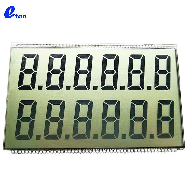 7 segment 12 digit  lcd display for fuel dispenser