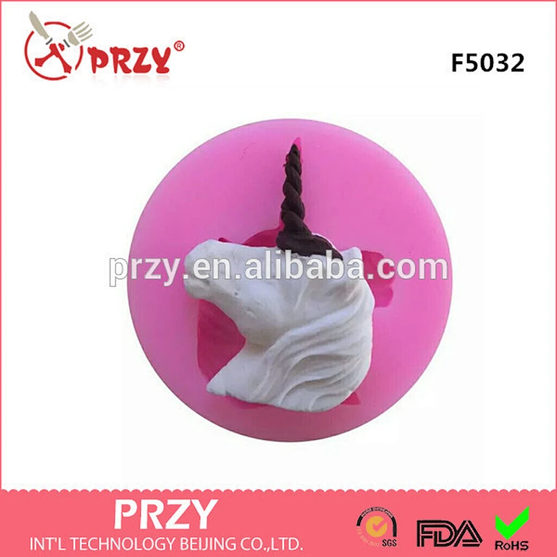 F5032 Unicorn SIlicone fondant mold