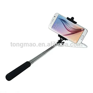 Universal For Outdoor Activities Telescopic Silicone Handle Cover mini cable Selfie Stick