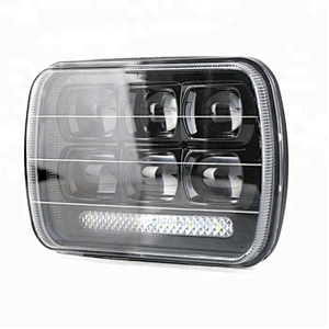 Lightech 2018 New 5x7 square led headlight 60W 6X7Jeep head lights