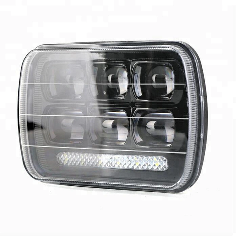 Lightech 2018 New 5x7 square led headlight 60W 6X7Jeep head lights