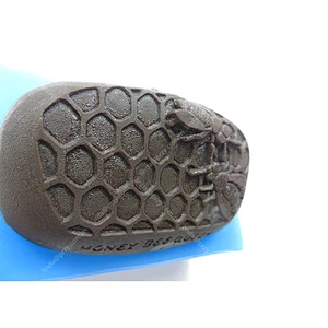 Bee Honeycomb Soap mold Oval honeycomb Handmade soap silicone Molds