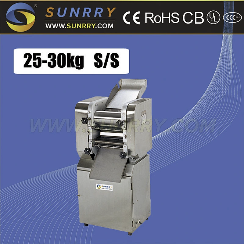 Commercial noodle making mach capacity 25-30kg chinese noodle machine power 750w noodle making machine for CE (SY-NM250B SUNRRY)