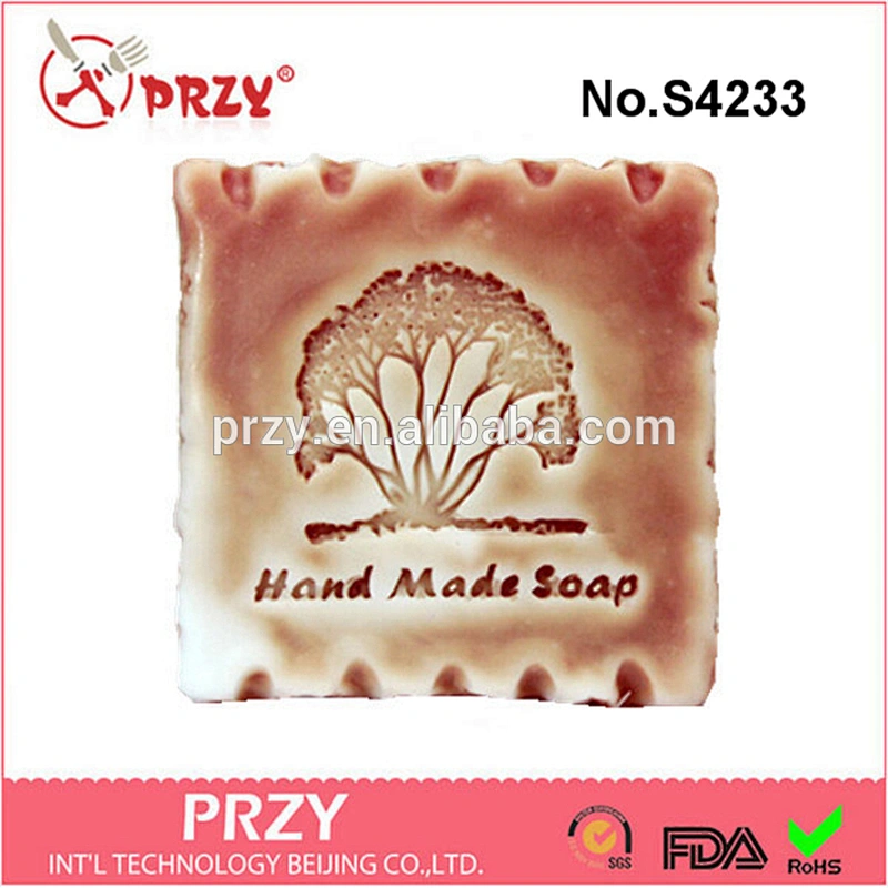 S4233 PRZY Stone Stamp Handmade Silicone Soap Mold Candle Mould Diy Craft Molds