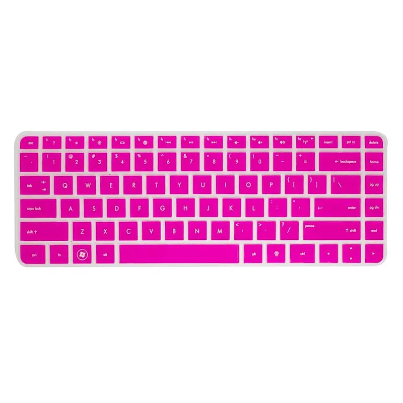 Semi Color Silicone Keyboard Cover Skin custom laptop keyboard skin for hp laptop skin