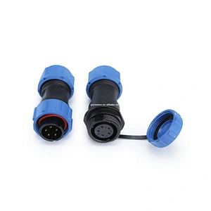 2pin to 9pin Welded male Aviation connector bulkhead waterproof connector