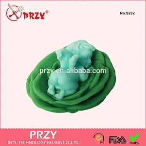S282 PRZY decorative silicone sleeping angel baby soap mold