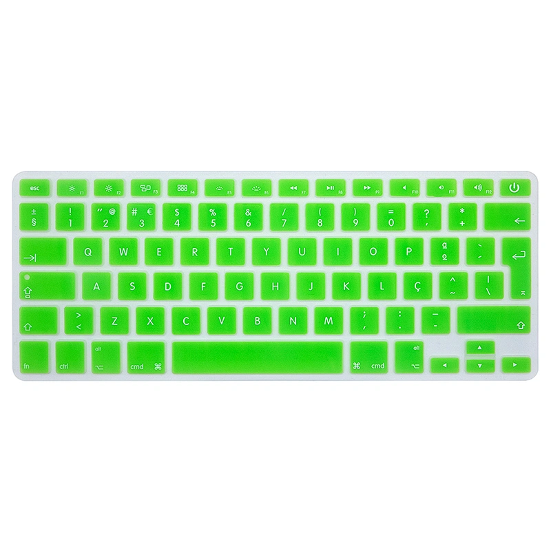 portuguese keyboard Custom Universal Silicone Keyboard skin anti-dust keyboard cover For Macbook Air 11.6 A1370 a1465