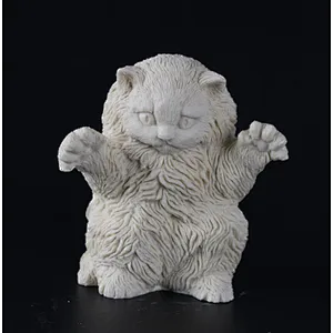 Cute Cat SOAP molds Handmade Candle making mold silica for Aroma Stone Decorations