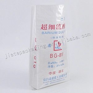 Factory sale plastic pp woven chemical resistant packing bag for barium 25kg