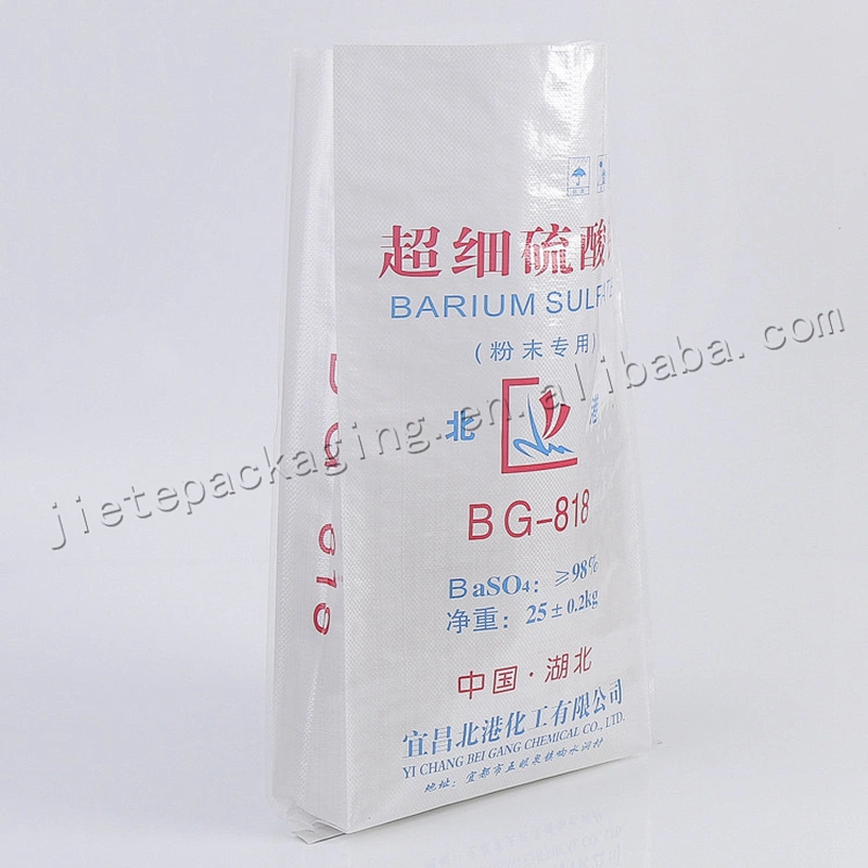 Factory sale plastic pp woven chemical resistant packing bag for barium 25kg