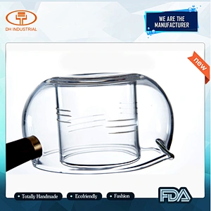 2018 hot sale double wall tea cups good quality glass tea kettle for home
