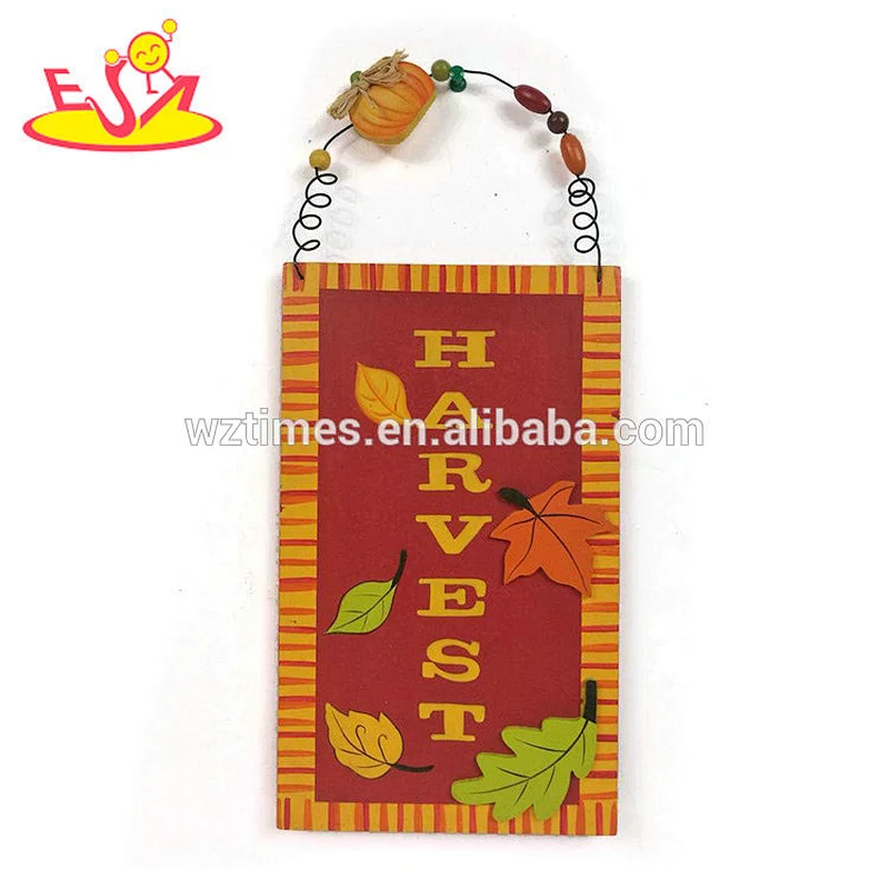 wholesale customize tree shape wooden children wall decoration for Halloween W09D032